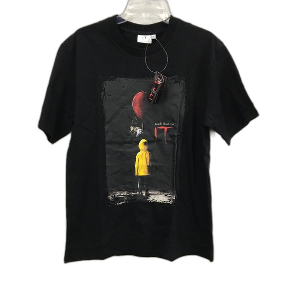 Warner Brothers 'IT' Chapter Two Black Large Print Cotton T-Shirt Mens Sze S NEW