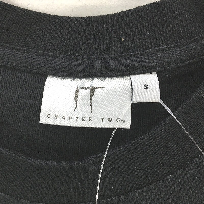 Warner Brothers 'IT' Chapter Two Black Large Print Cotton T-Shirt Mens Sze S NEW