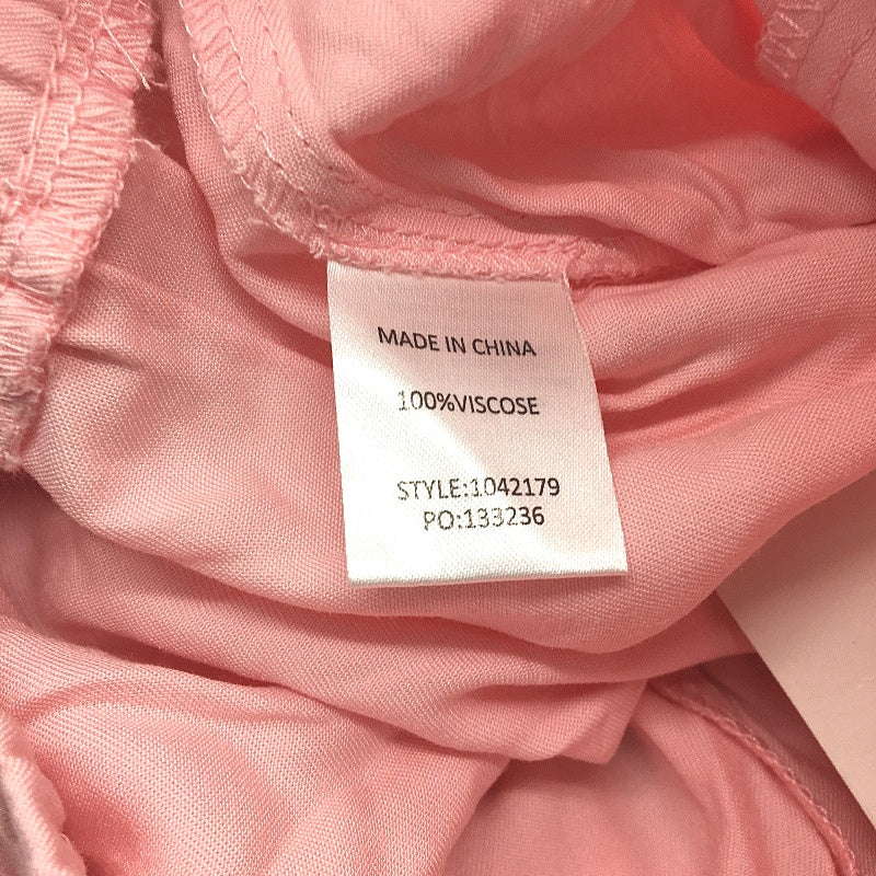 Rockmans Candy Pink Crop Below Knee Eyelet Hem Pants Ladies Size 20 NEW