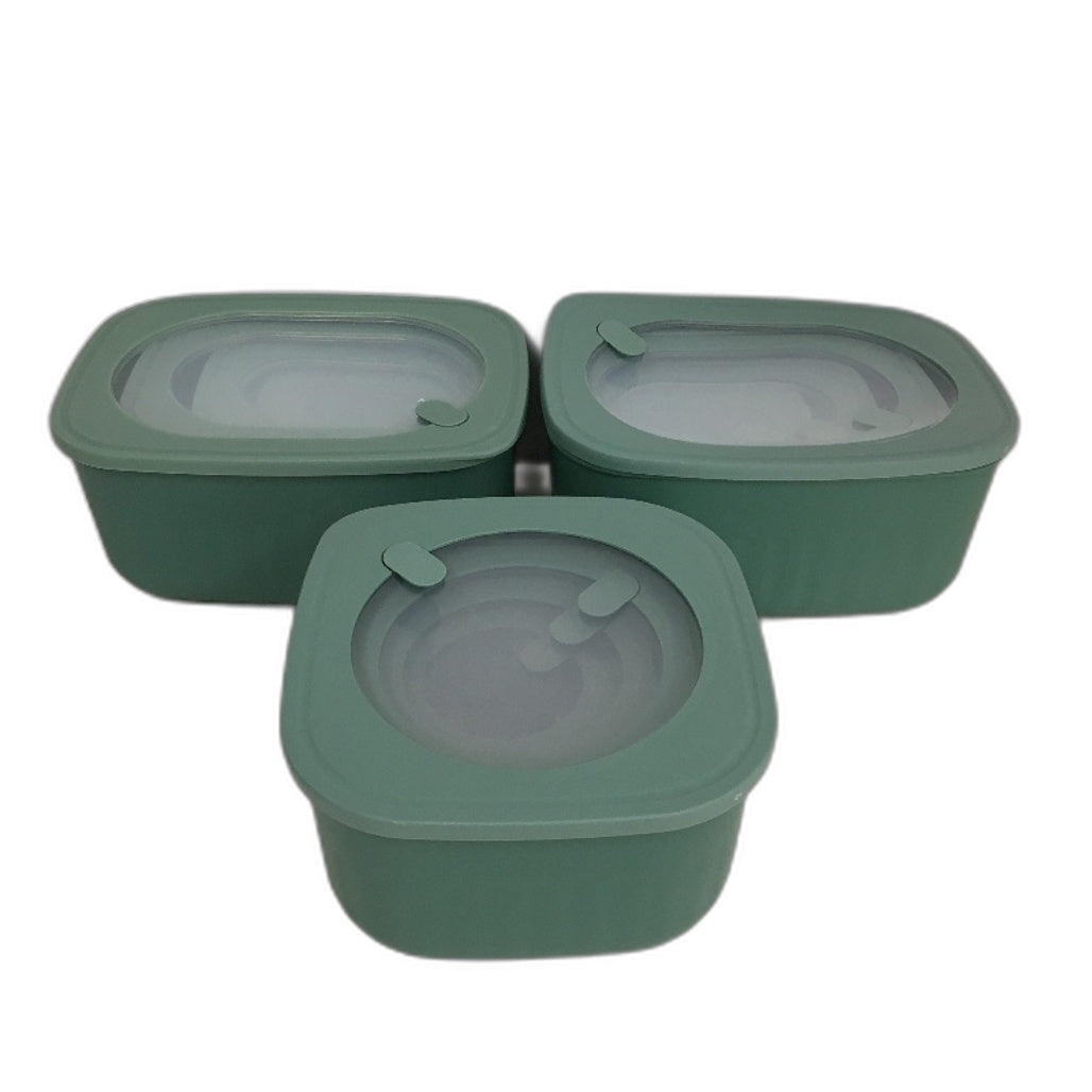 Freezer Microwave Dishwasher Safe Green Nested Food Storage Sets 12 Piece NEW