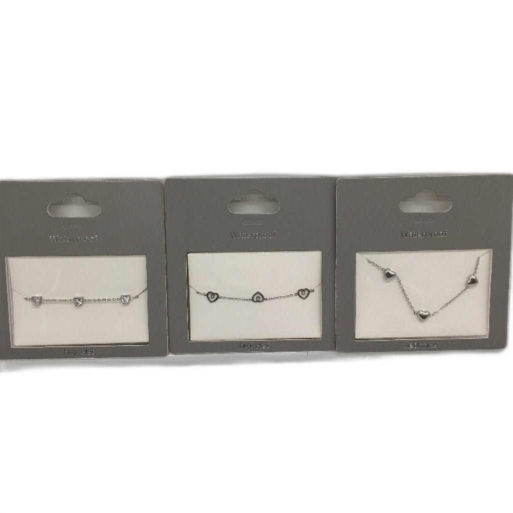 BULK PACK 10 Packets Stainless Steel Waterproof Silver Assorted Jewellery NEW