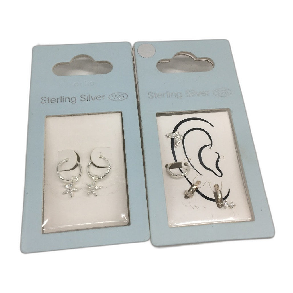 BULK PACK 8Pce Sterling Silver 925 Earring & Surgical Steel Body Jewellery NEW