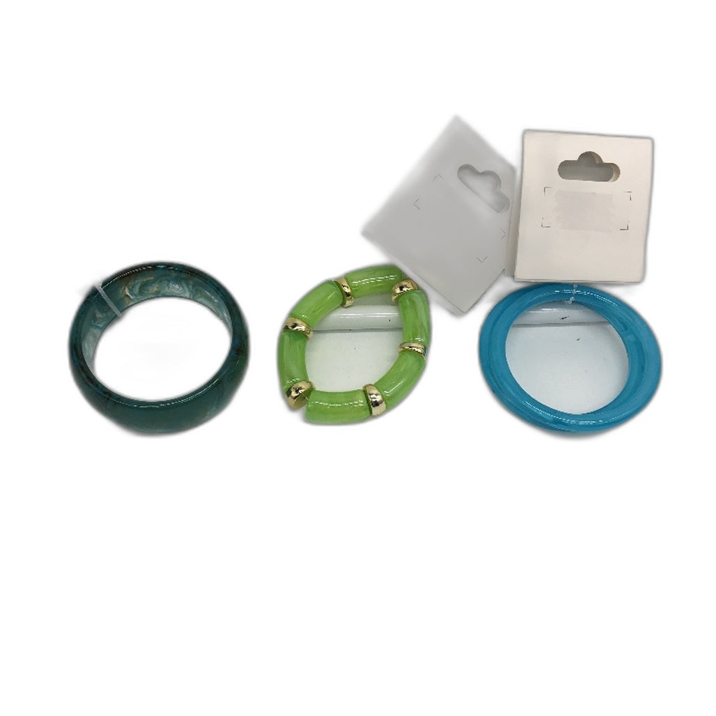BULK PACK 8 Piece Green & Blue Tone Themed  Assorted Fashion Jewellery Pack NEW