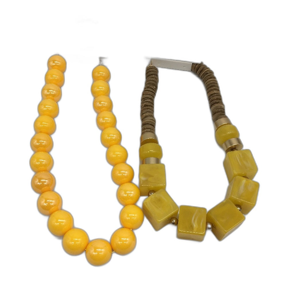 BULK PACK 8 Piece Sunny Yellow Tone Themed  Assorted Fashion Jewellery Pack NEW