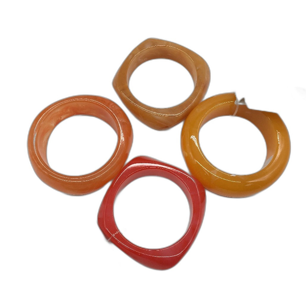 BULK PACK 10 Piece Orange Red Tone Themed  Assorted Fashion Jewellery Pack NEW