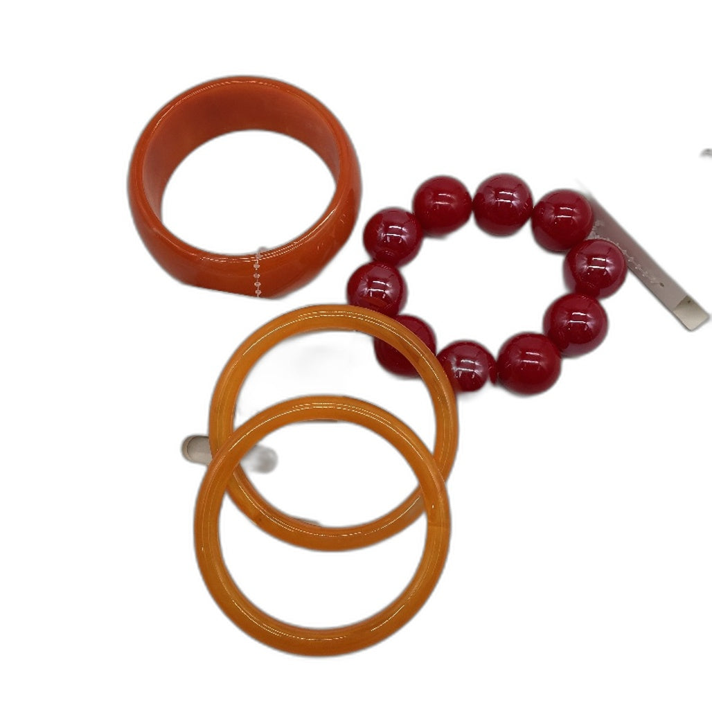 BULK PACK 10 Piece Orange Red Tone Themed  Assorted Fashion Jewellery Pack NEW