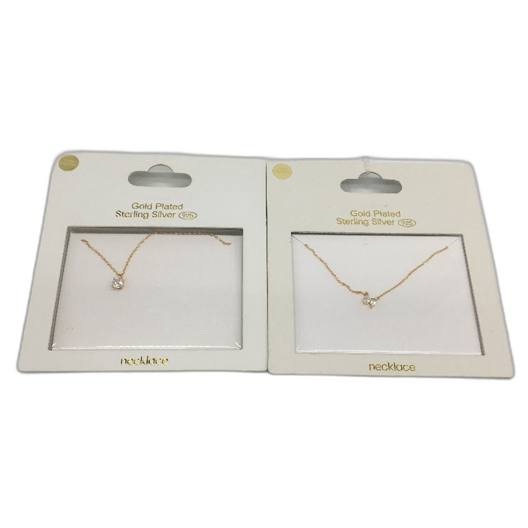 Sterling Silver 925 Gold Plated Necklace Bracelet & Earring 8Piece Jewellery NEW