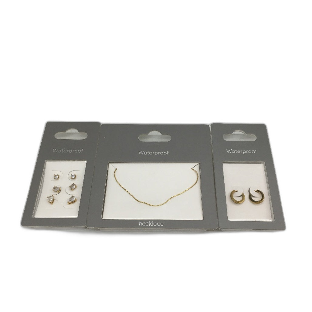 BULK PACK 10 Piece Assorted Waterproof Stainless Steel Gold Plate Jewellery NEW