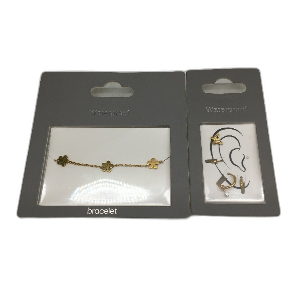 BULK Necklace Earring 10Pce Waterproof Stainless Steel Gold Plated Jewellery NEW