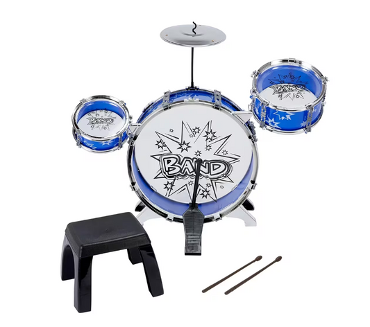 Musical & Creative Skill Development 'My First' Play Drum Kit Ages 3+ NEW