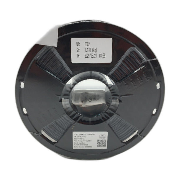 CC3D 1.75mm 130M 1KG PLA 3D Printer Filament in Silk Black NEW