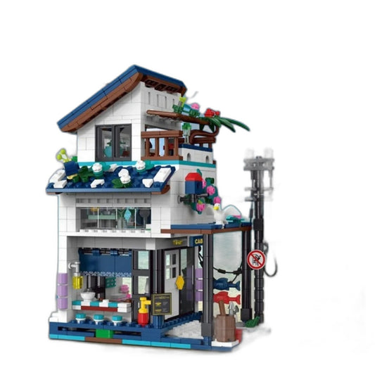 XMORK 20201 Beach House Building Blocks Module & LED Light 813 Pieces Age6+ NEW