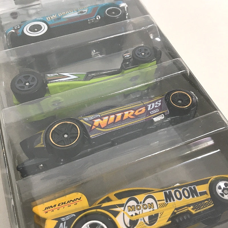 Mattel Hot Wheels 2023 Metal Die Cast HW Drag Strip 5 Car Set Inc Mustang NEW