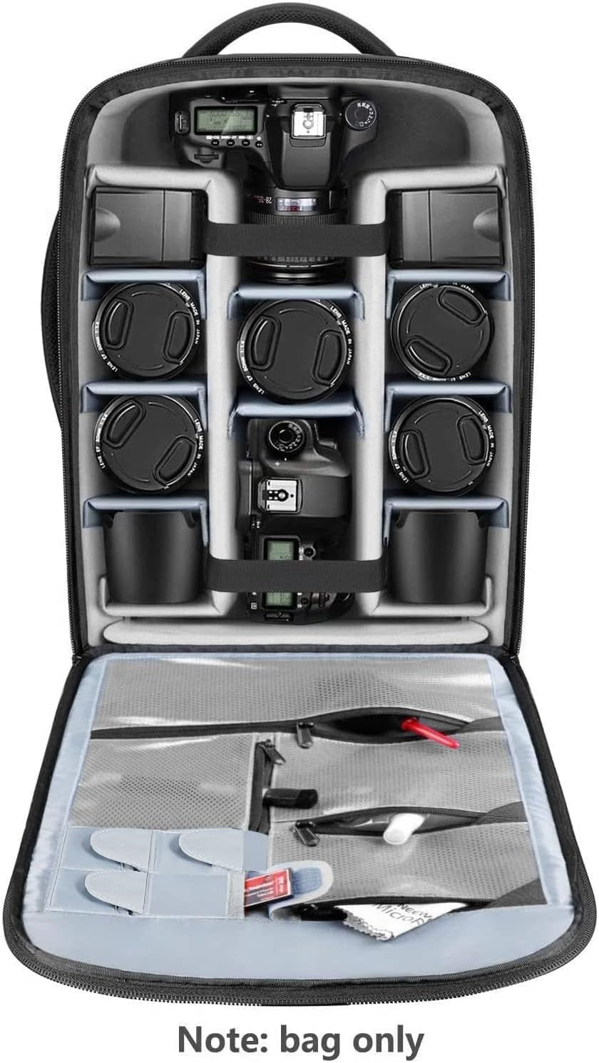 NEEWER 2-in-1 Convertible Wheeled Camera Backpack with Telescopic Handle