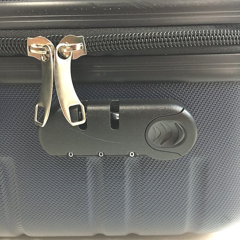 Syekcl Blue 24 Inch Hard Shell Suitcase Durable Lightweight Spinner Wheel NEW