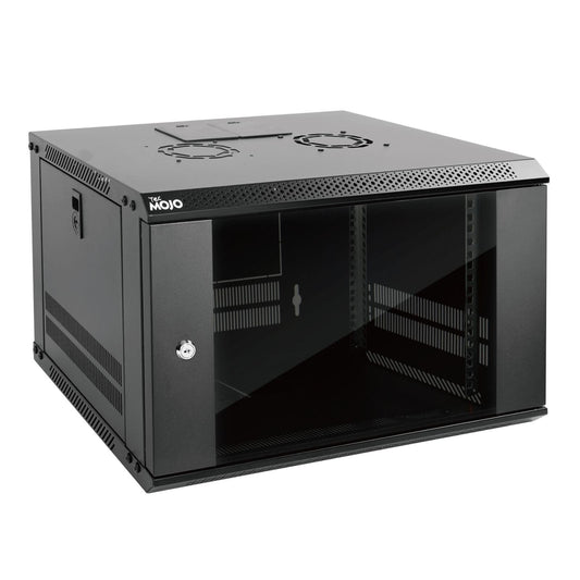 Tecmojo 6U Wall Mount Server Cabinet with Lockable Door for IT Equipment NEW