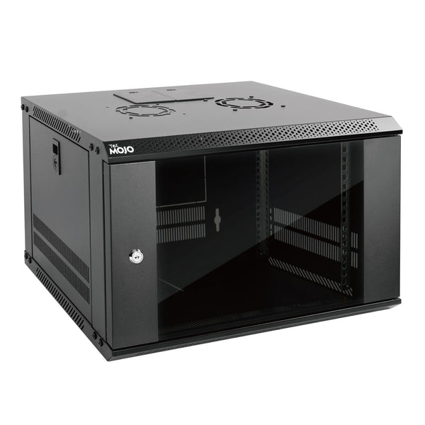 Tecmojo 6U Wall Mount Server Cabinet with Lockable Door for IT Equipment NEW