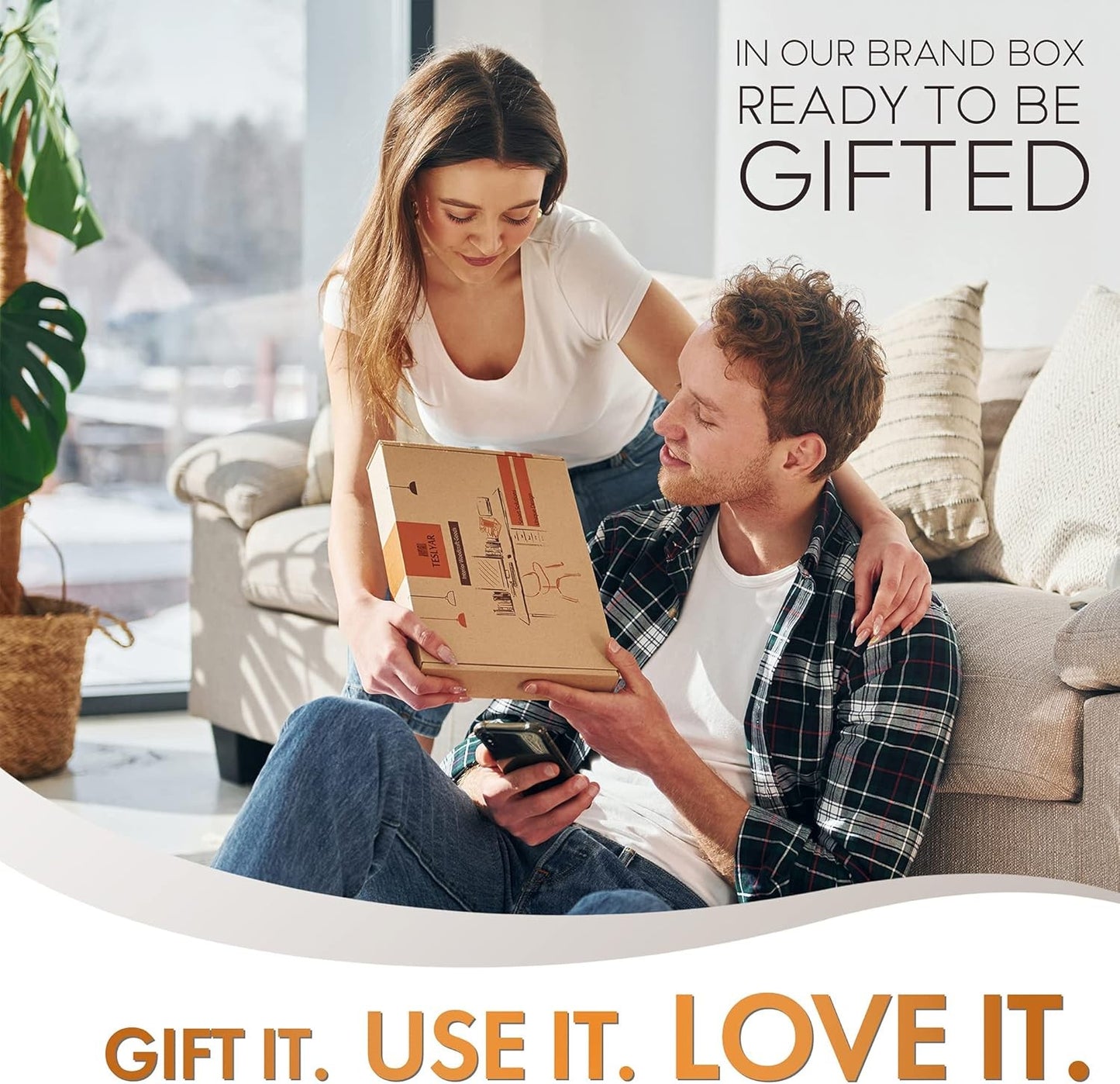 Teslyar PRVAR Wood Phone Docking Station and Accessories Holder Stand NEW