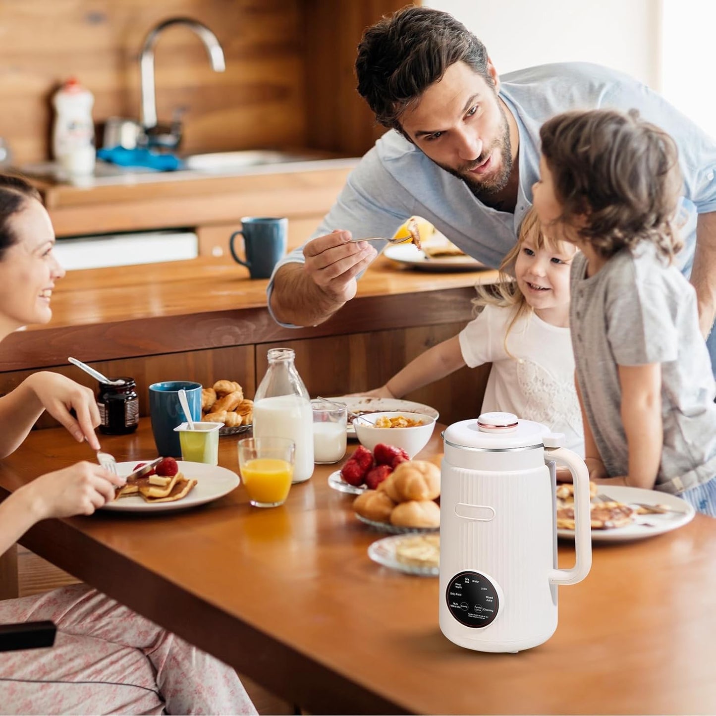 BEIHOMIE Nut Milk Maker Machine 1200ml 800W 220V Almond Oat Soy NEW