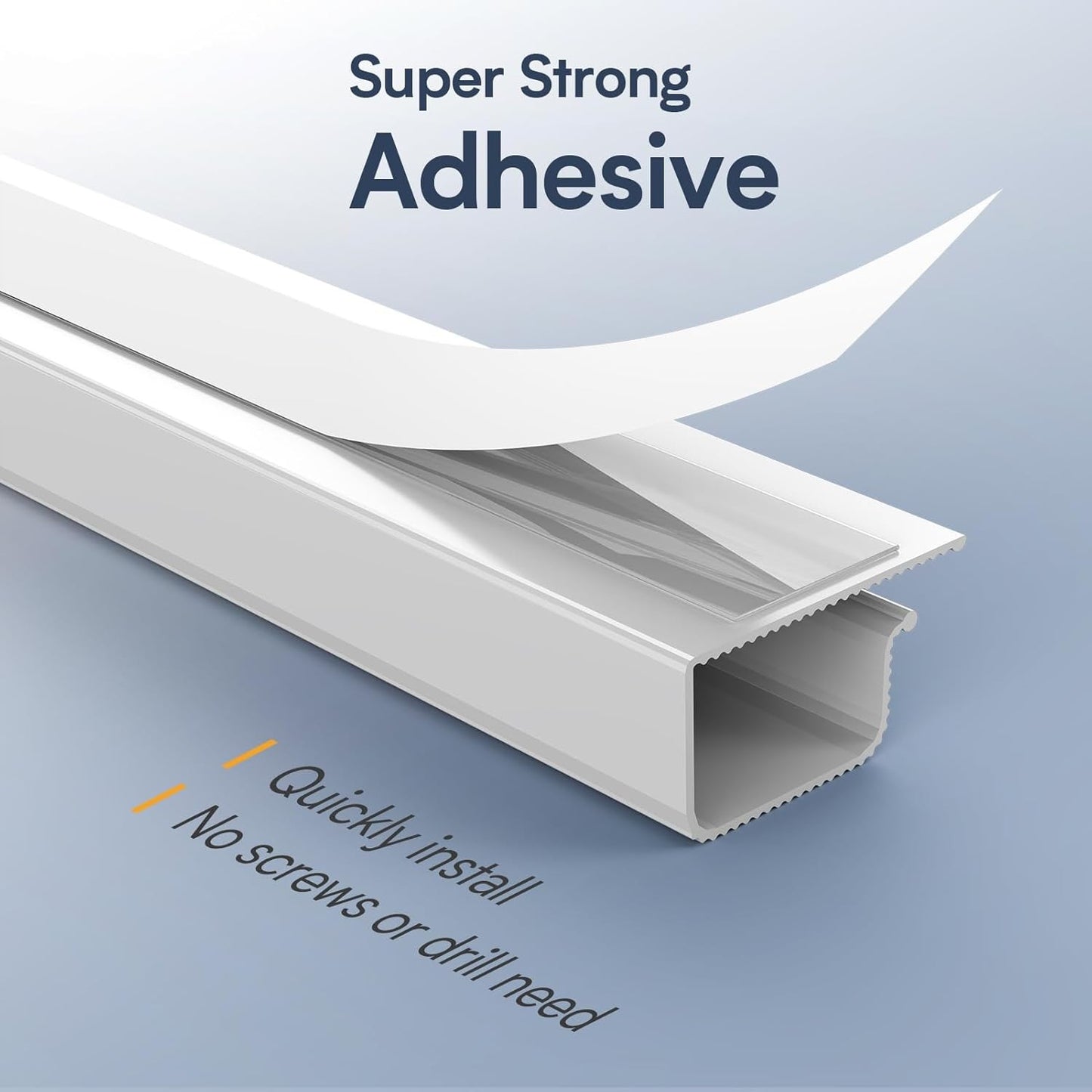 Delamu Cable Management Under Desk Kit - 4 Pack White Organizer for Home NEW