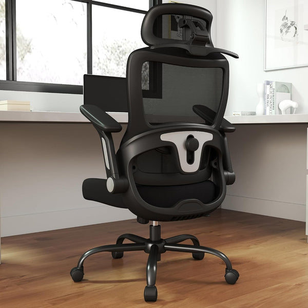 ZZH Ergonomic Office Chair with Adjustable Lumbar Support for Home DEMO