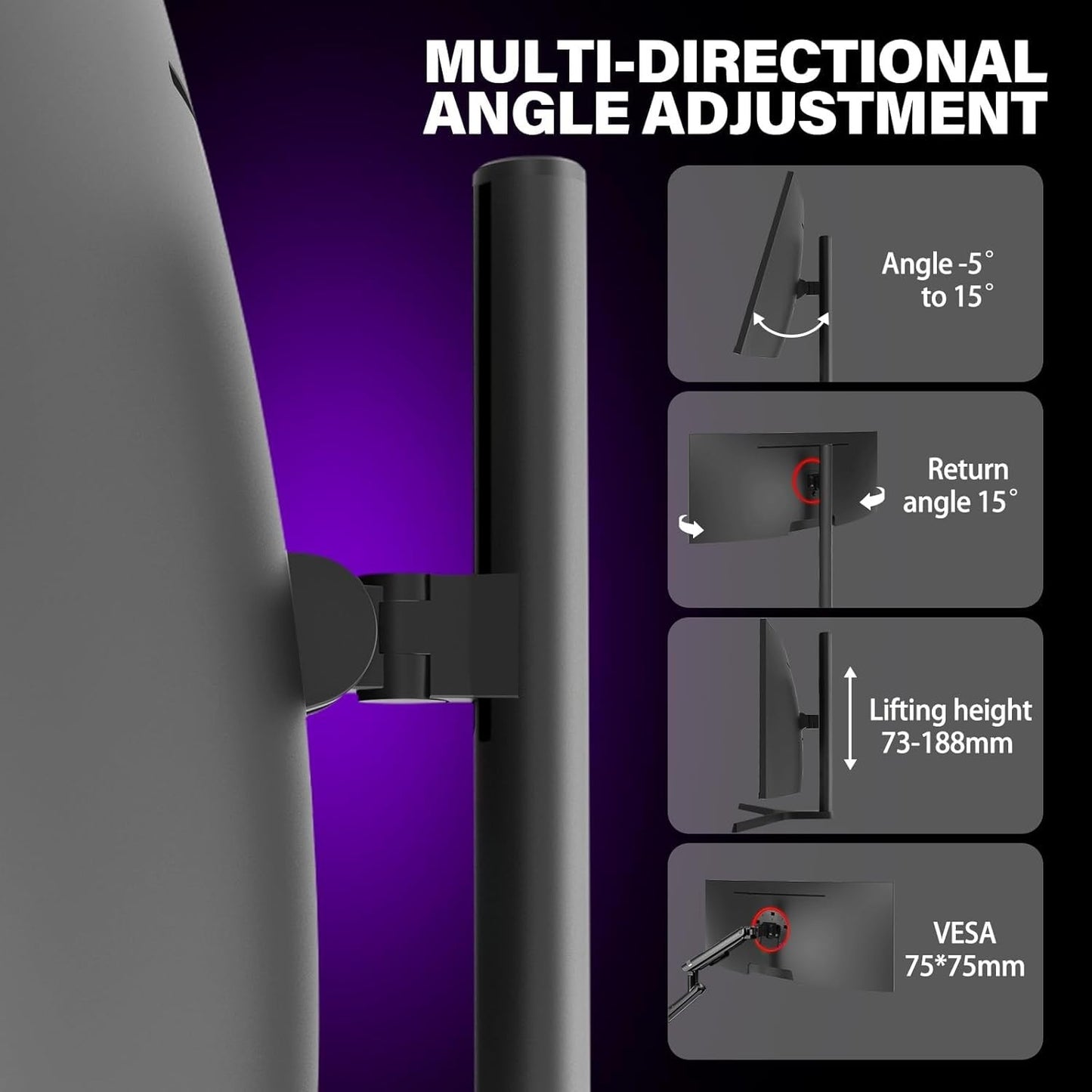 Gawfolk 34-Inch Curved Ultrawide Gaming Monitor 165Hz Refresh Rate NEW