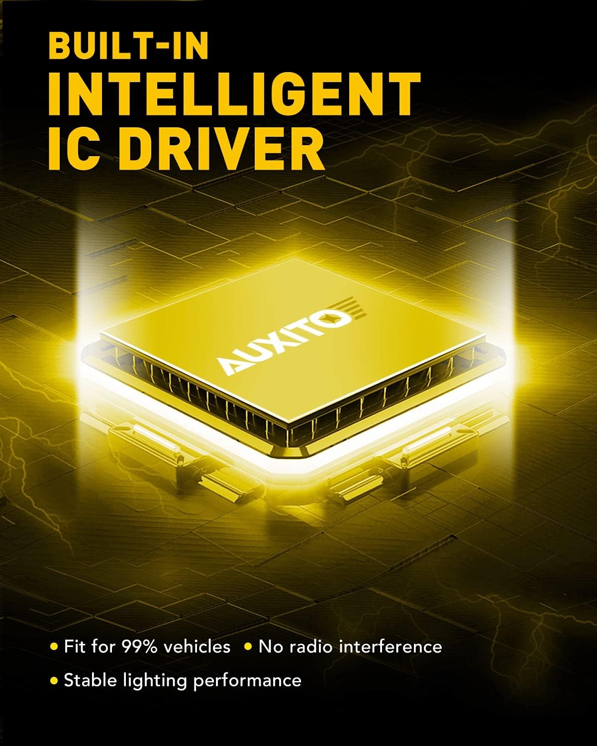 AUXITO Pack of 2 5202 Replacement LED Fog Light Bulbs 6500K Cool White DEMO