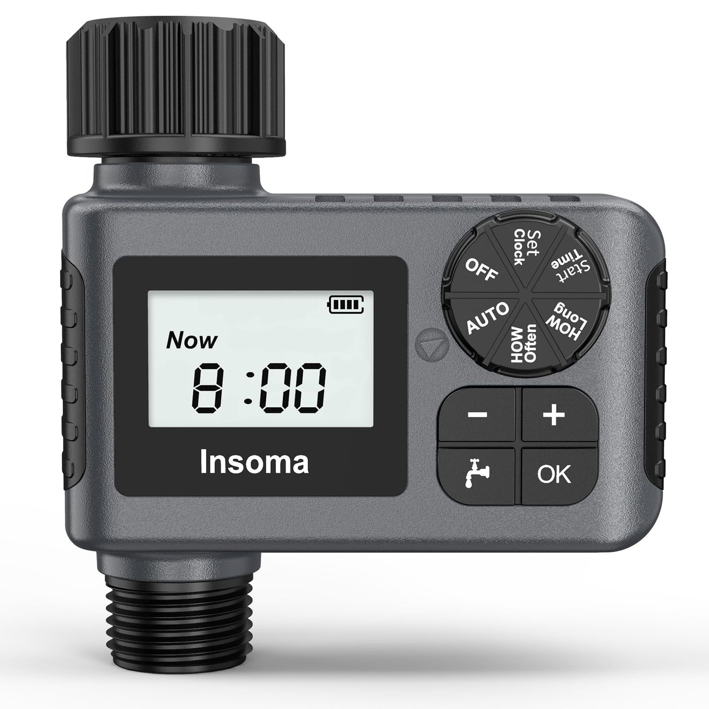 Insoma SGW05 Single Outlet Programmable Garden Hose Irrigation Faucet Timer NEW