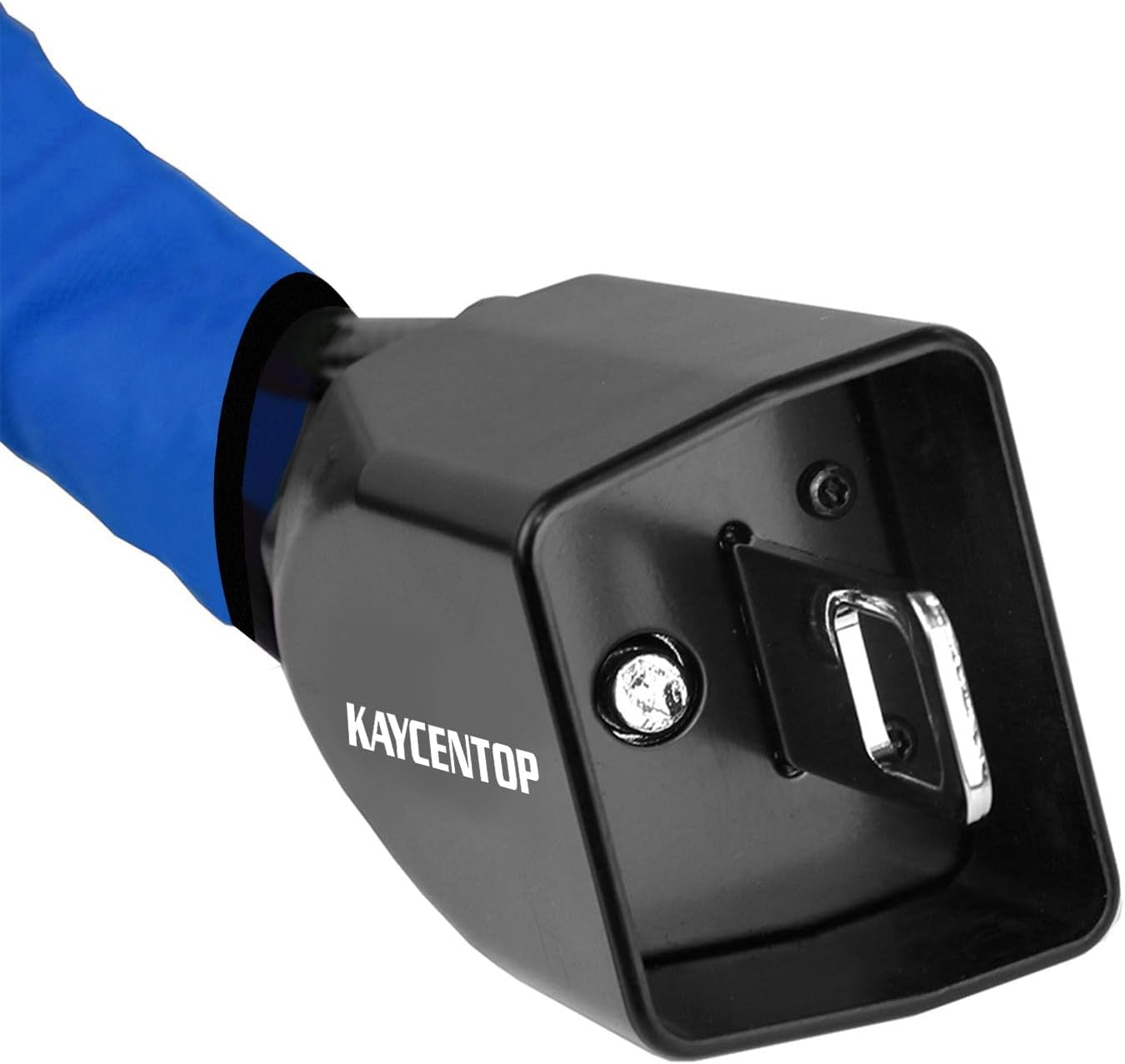 KAYCENTOP 17" Max Anti-Theft Car Steering Wheel Lock and Seat Belt in Blue NEW