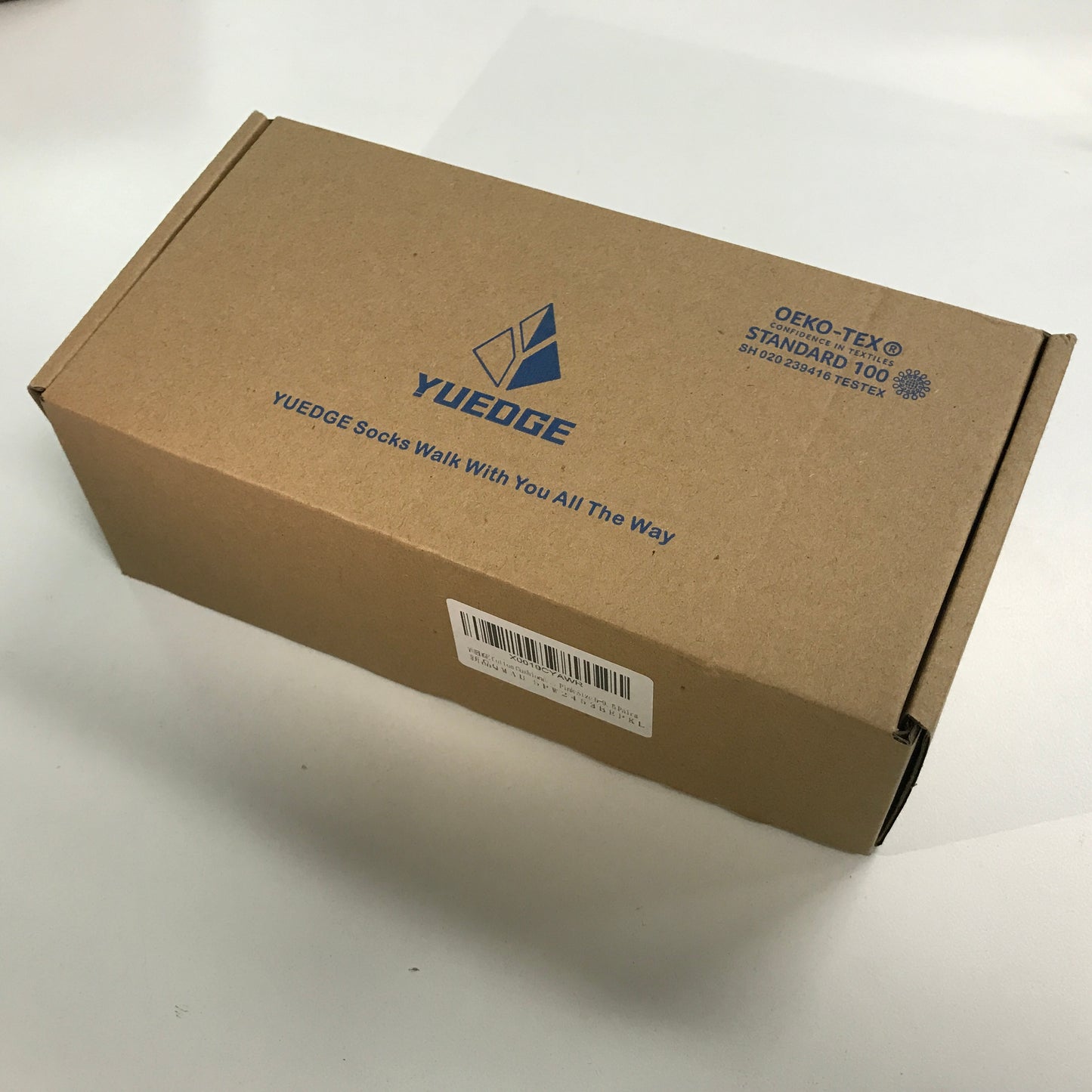 YUEDGE 5 Pairs Moisture Wicking Pink Cream Crew Socks Ladies Size UK 4-7 NEW