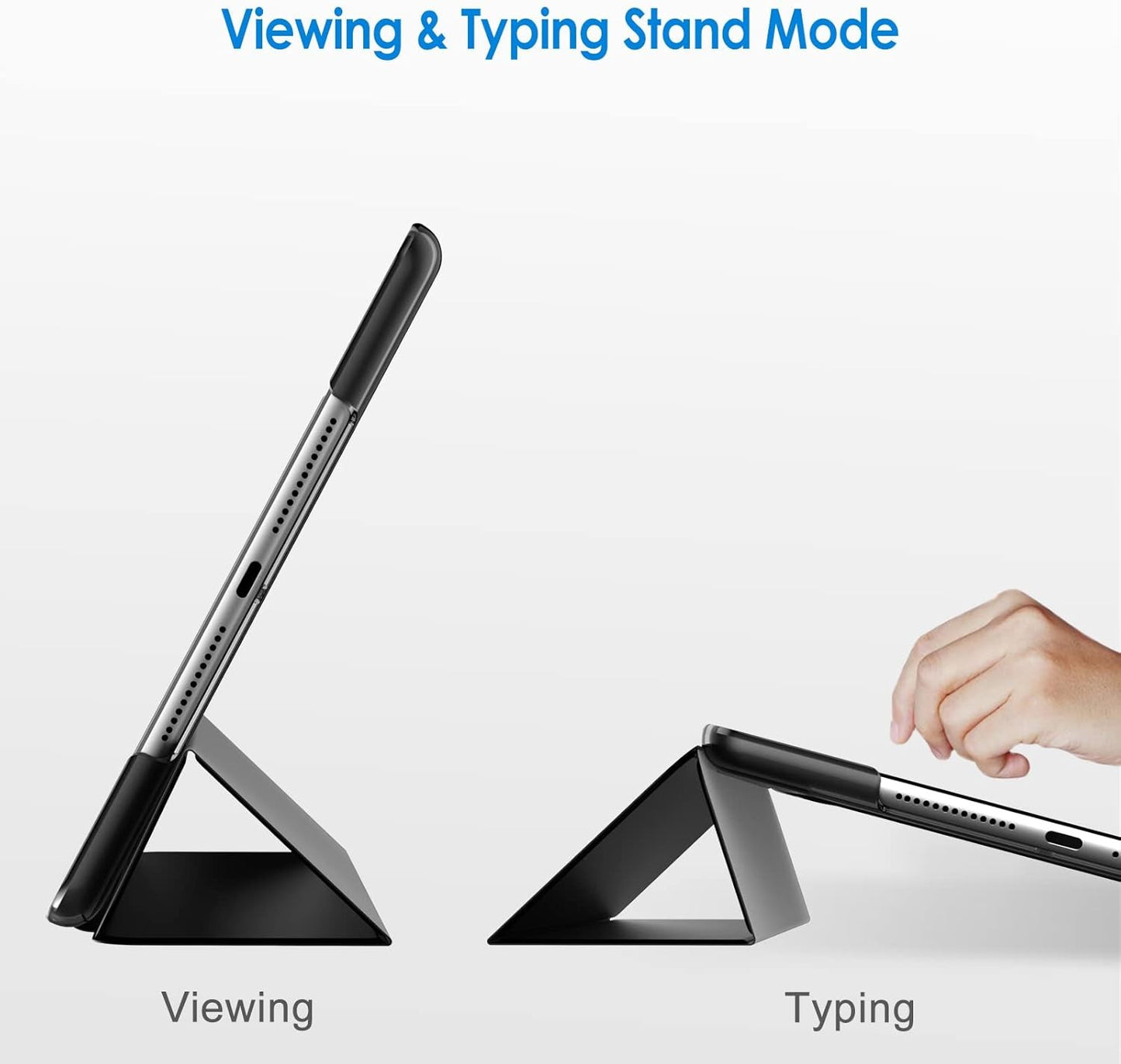 JETech Case for iPad 10.2" 2021/2020/2019 Model 9/8/7 Gen in Black NEW