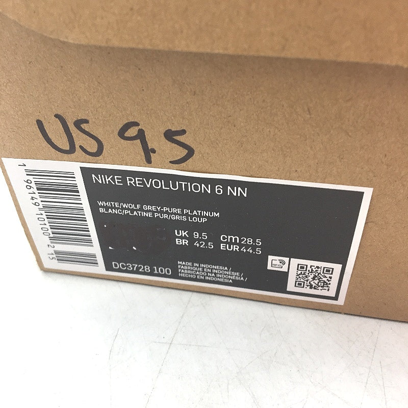 NIKE Revolution 6 NN White Mesh Sneakers Mens Size US 9.5  EU43 NEW