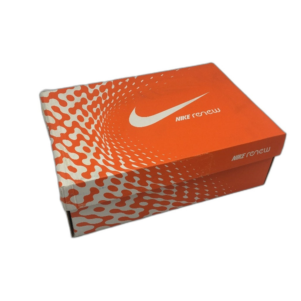 NIKE White & Orange Accent Lace Up Sneakers Ladies Size US11  EU 43 NEW