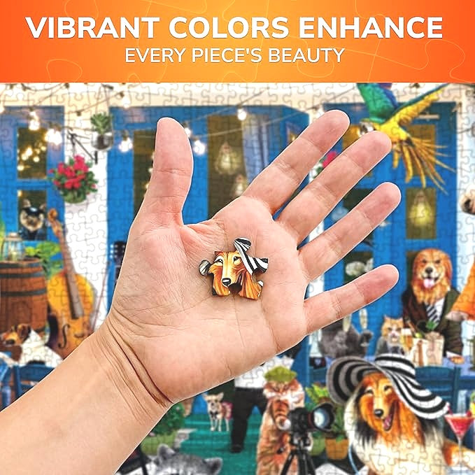 QUOKKA Funny Animals Cafe 1000 Piece Puzzle Jigsaw Ages 15+ SEALED NEW