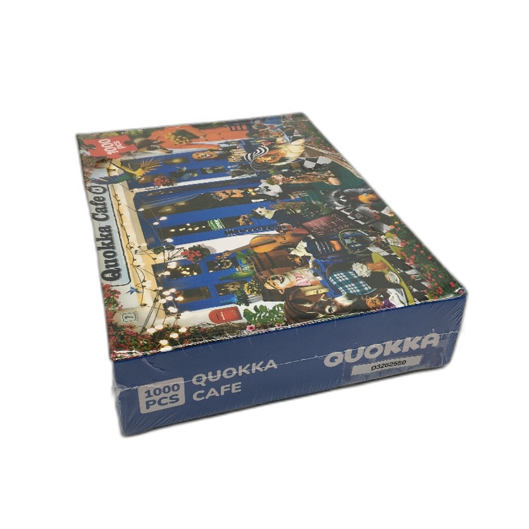 QUOKKA Funny Animals Cafe 1000 Piece Puzzle Jigsaw Ages 15+ SEALED NEW