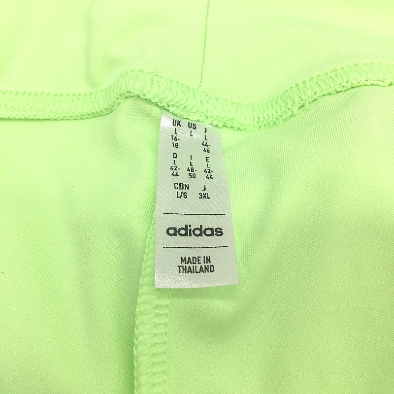 Adidas Neon Green Simple Style  Activewear Exercise Shorts Ladies Size Large