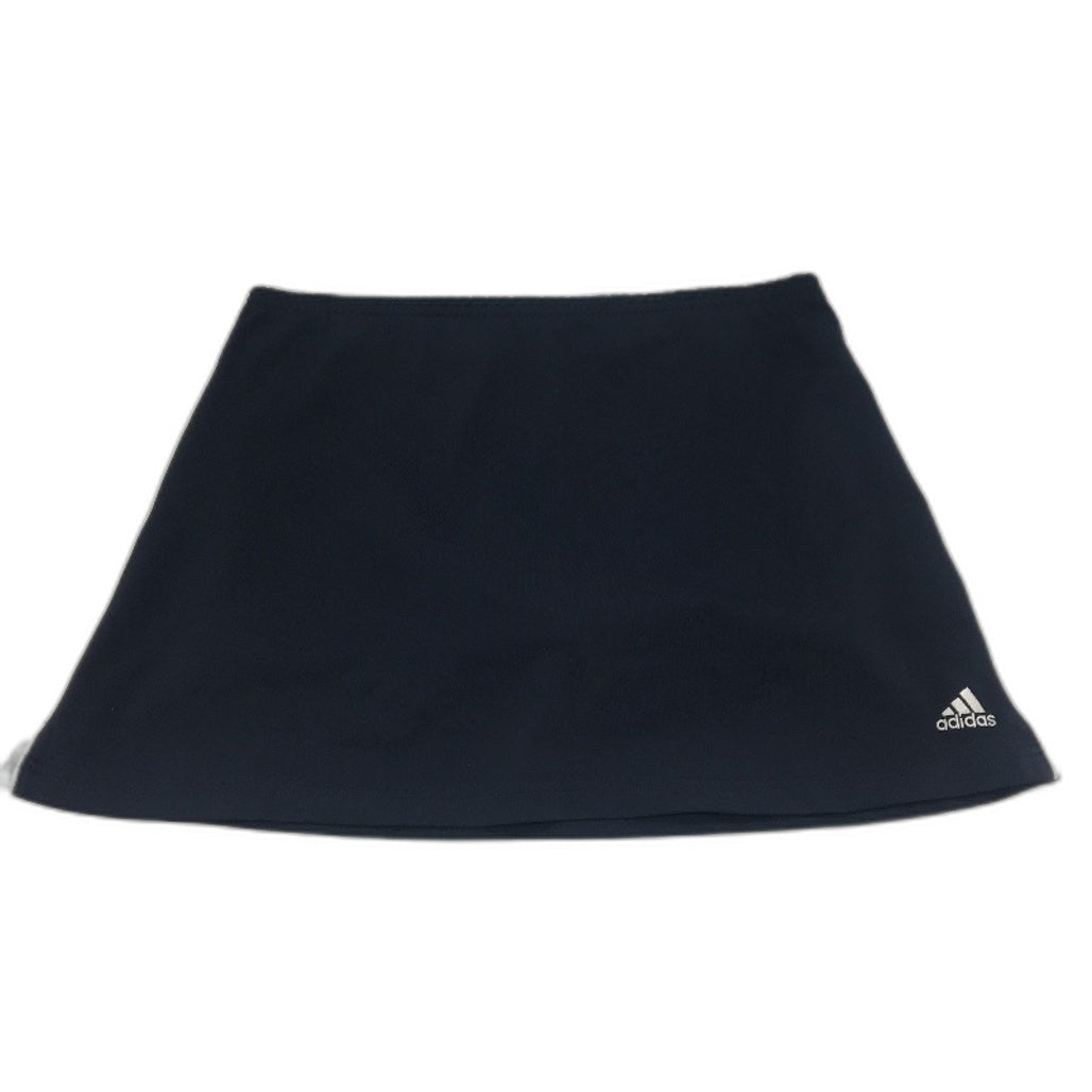 Adidas Navy Blue Tennis Skirt Over Shorts Activewear Skort Ladies Size 14