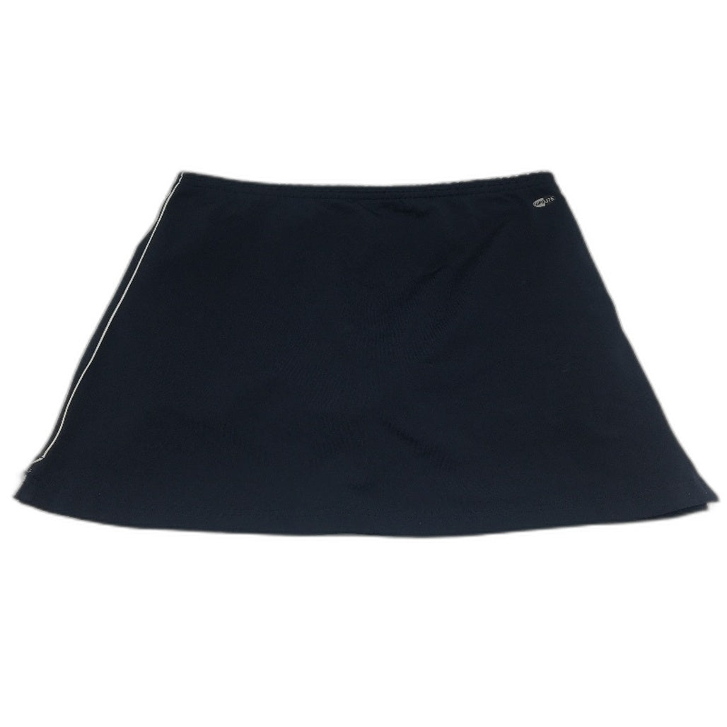 Adidas Navy Blue Tennis Skirt Over Shorts Activewear Skort Ladies Size 14