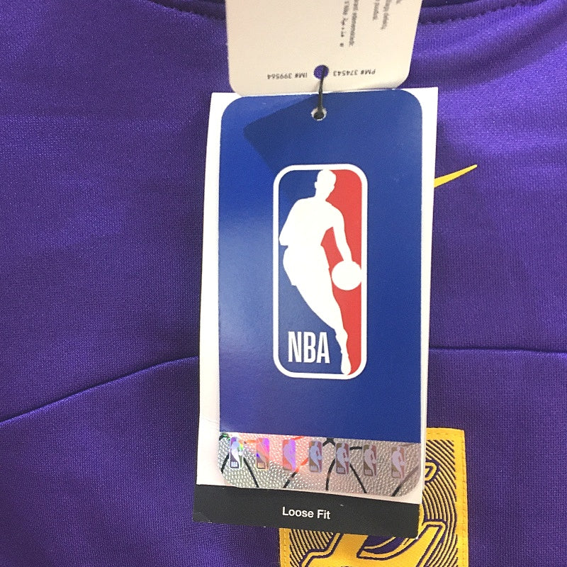 Nike Therma-Fit Purple LA Lakers Hooded Lightweight Jumper Mens Size M NEW