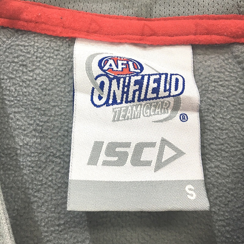 AFL Teamgear Grey Sydney Swans Football Club Hooded Jumper Mens Size Small