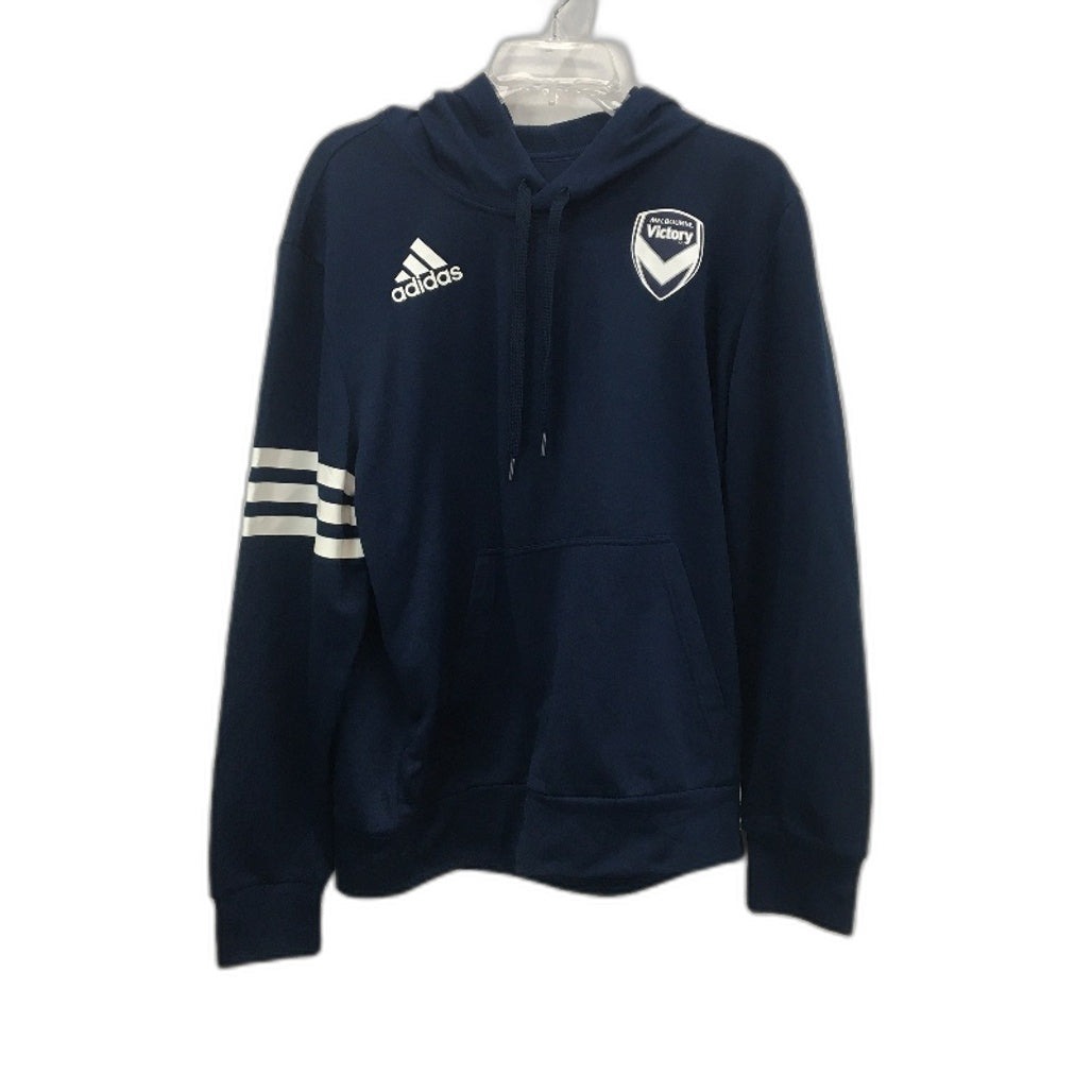 Adidas Melbourne Victory Navy Blue Lightweight Zip Up Jumper Mens Size Large