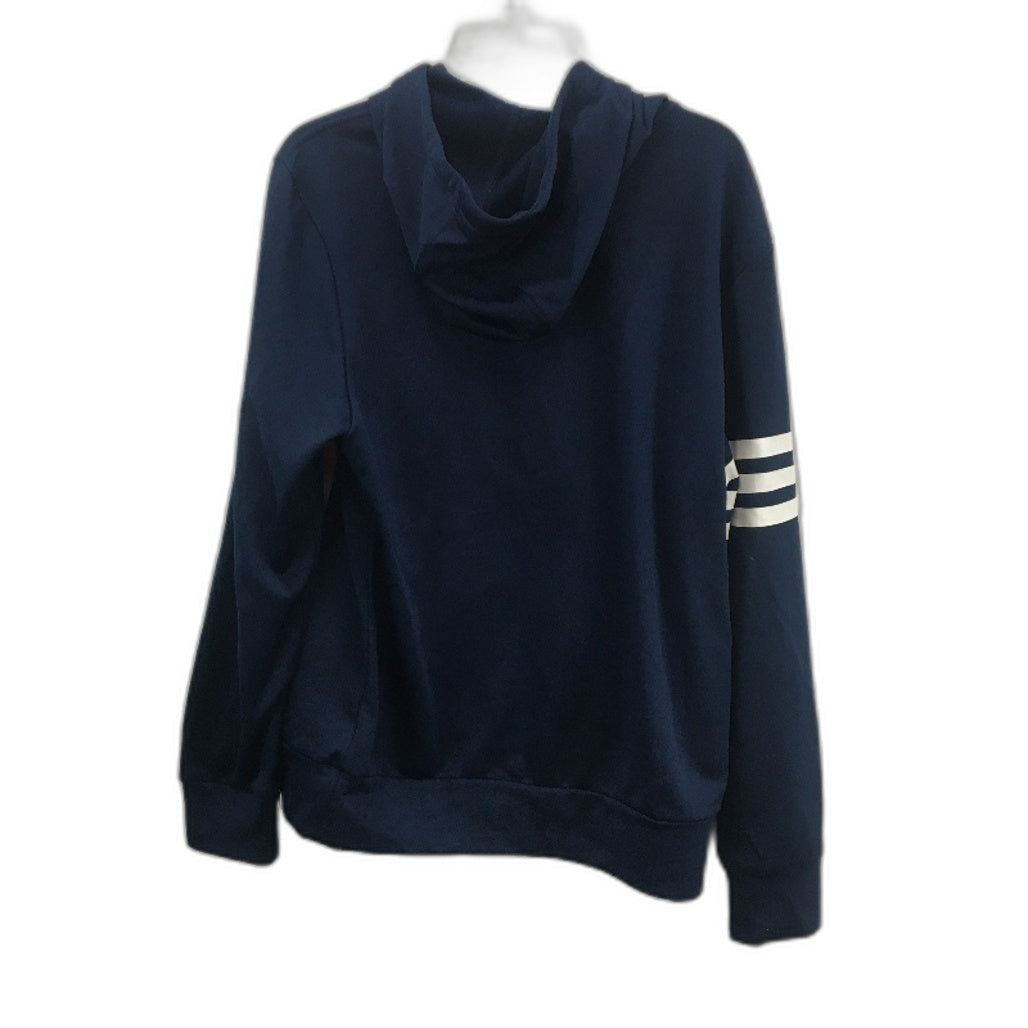 Adidas Melbourne Victory Navy Blue Lightweight Zip Up Jumper Mens Size Large