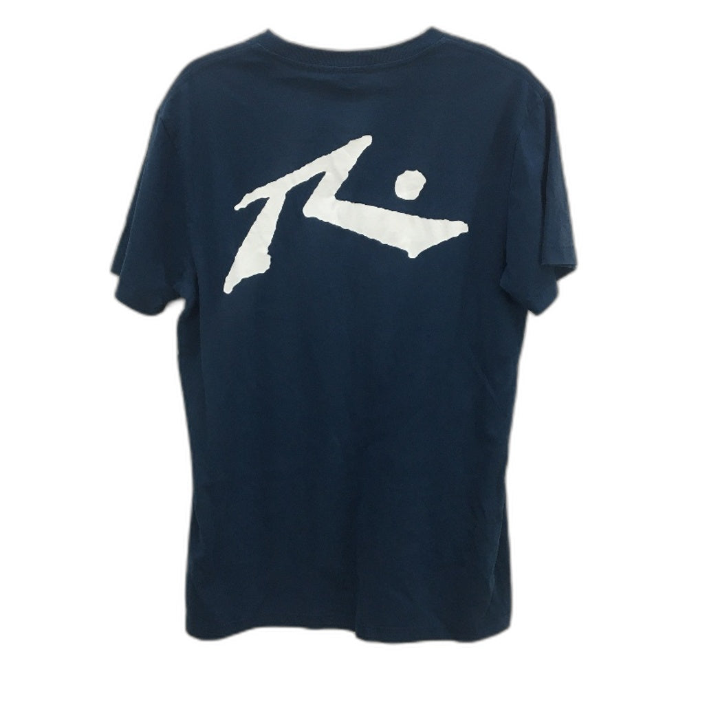 Rust Surfwear Navy Blue 100% Cotton Crew Neck Classic Style T-Shirt Mens Size M