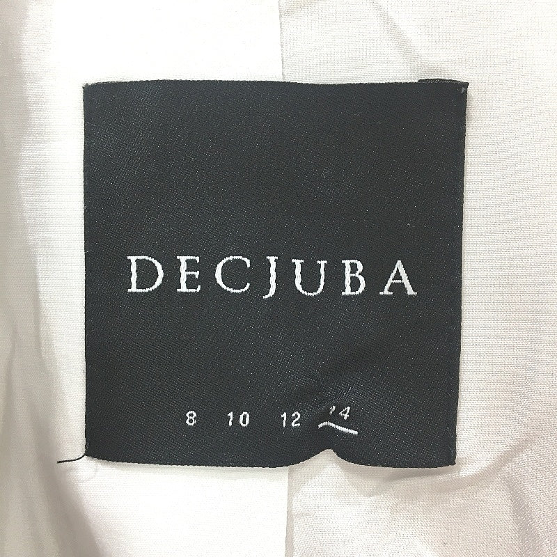 Decjuba Tan & Cream Ginham Check Linen Blend Jacket Ladies Size 14