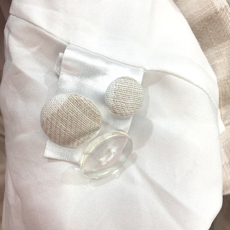 Decjuba Tan & Cream Ginham Check Linen Blend Jacket Ladies Size 14