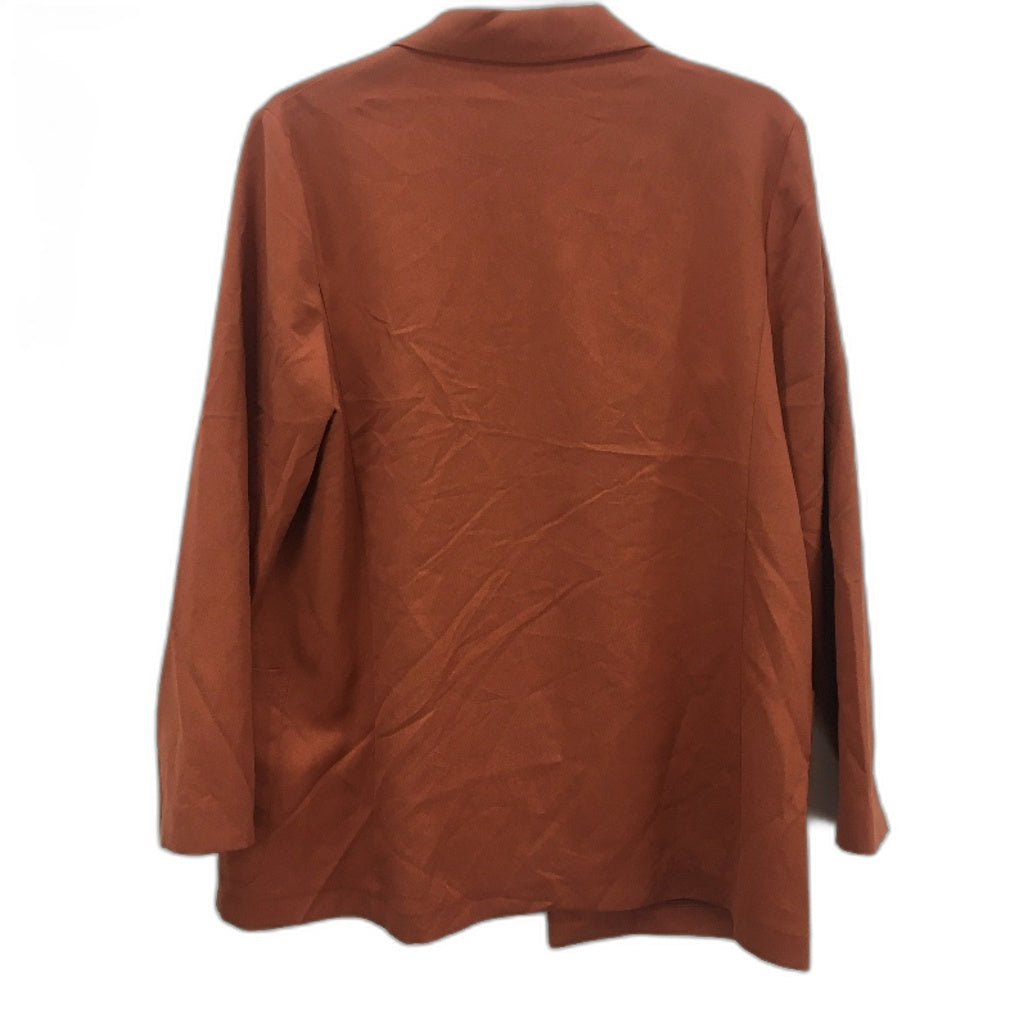 H&M Rusty Brown Lightweight Open Blazer Jacket Ladies Size EU 40 US10