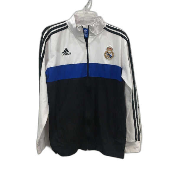 Adidas Real Madrid Football Club Lightweight Zip Up Jumper Mens Size Medium