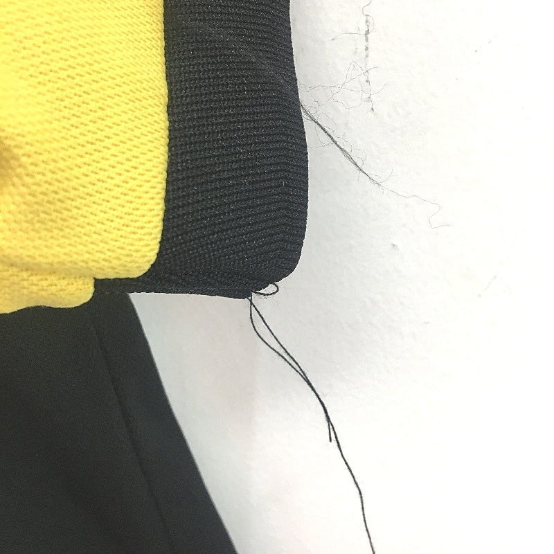 AFL Richmond Tigers Football Club Black & Yellow Polo T-Shirt Mens Size Large