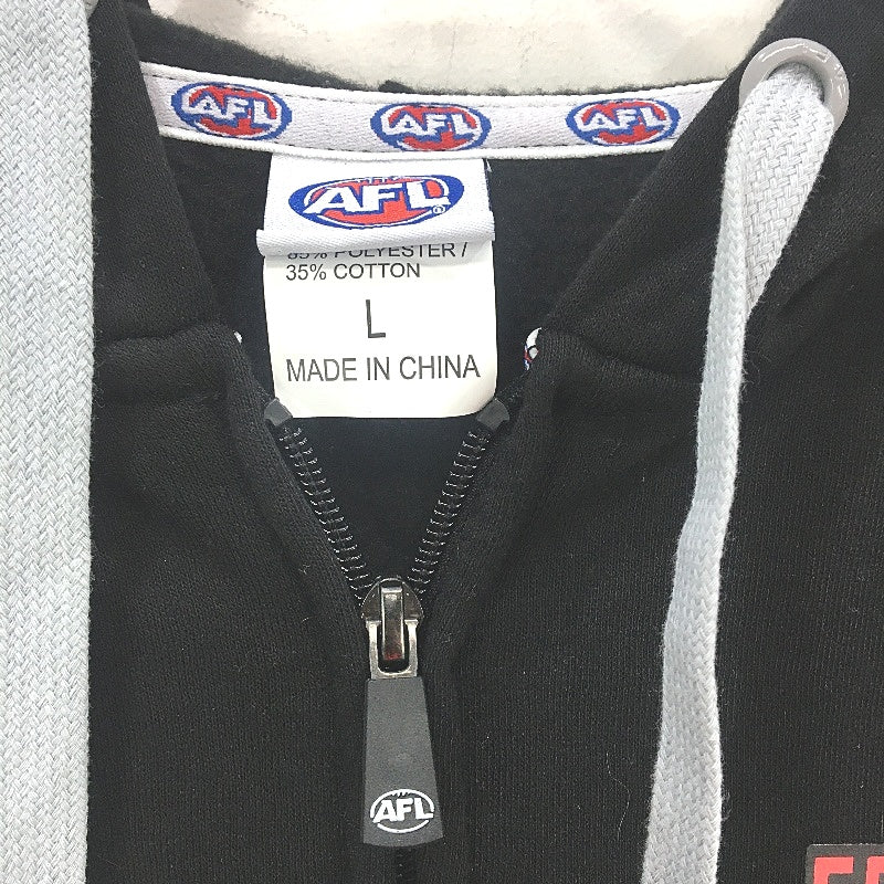 AFL Essendon Bombers Football Club Lightweight Zip Up Jumper Mens Size Large