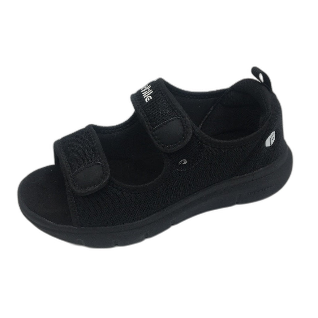 FitVille Black Easy Top Recovery Sandal V3 Womens WIDE Size US 10W EU 41 NEW